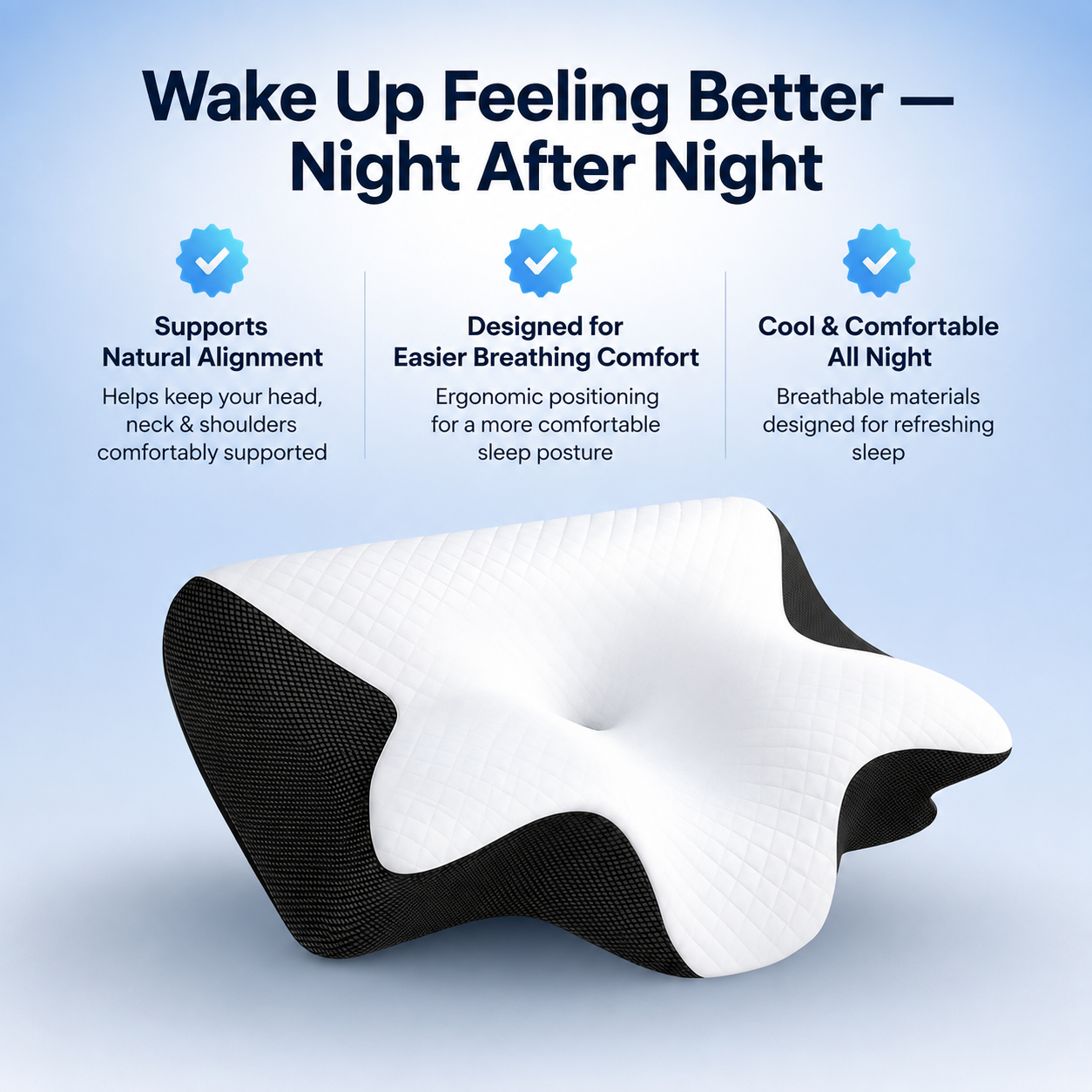 Flexora Ergonomic Support Pillow